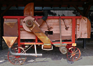 De ole Döschmaschien kreeg Besöök vun de Post...