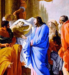 E.Le Sueur 1639, Erweckung des J&uuml;nglings von Nain