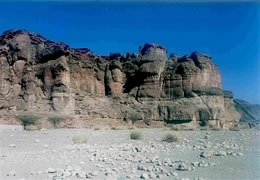 Salomons S&uuml;len in Timna