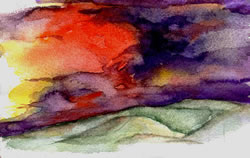 Avend in de gr&ouml;&ouml;nen D&uuml;nen