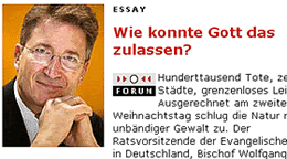 Bischop Huber snackt in "Spegel online" en waterd&uuml;nnen Artikel...